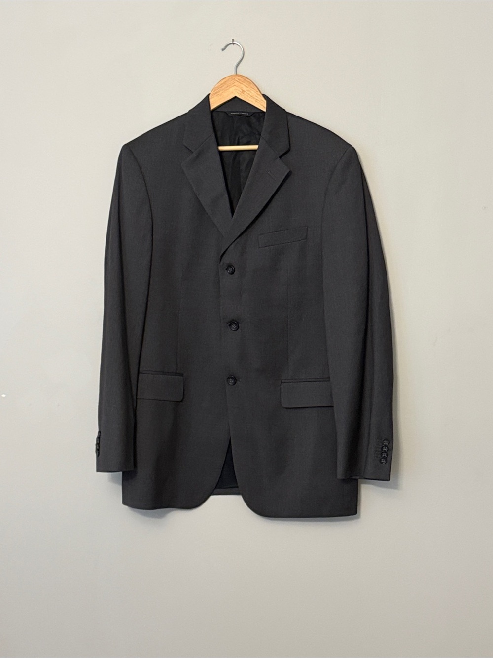 Banana Republic Modern Blazer Men’s 42R Heather Gray Suit Jacket
